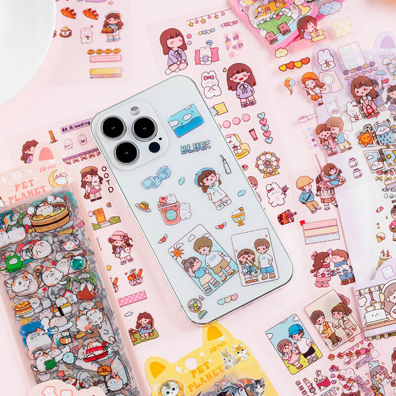 A132-Cartoon Waterproof PVE Stickers (Matching Game)