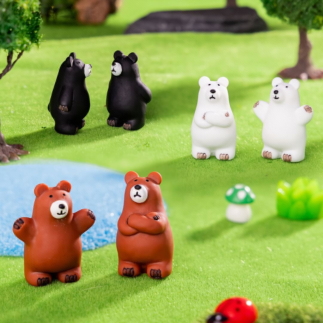 A142-Resin Polar Bear (9 Square Game)
