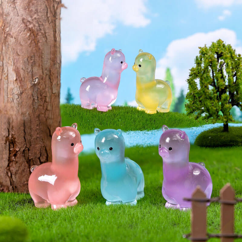 A140-Resin Luminous Alpaca (9 Square Game)