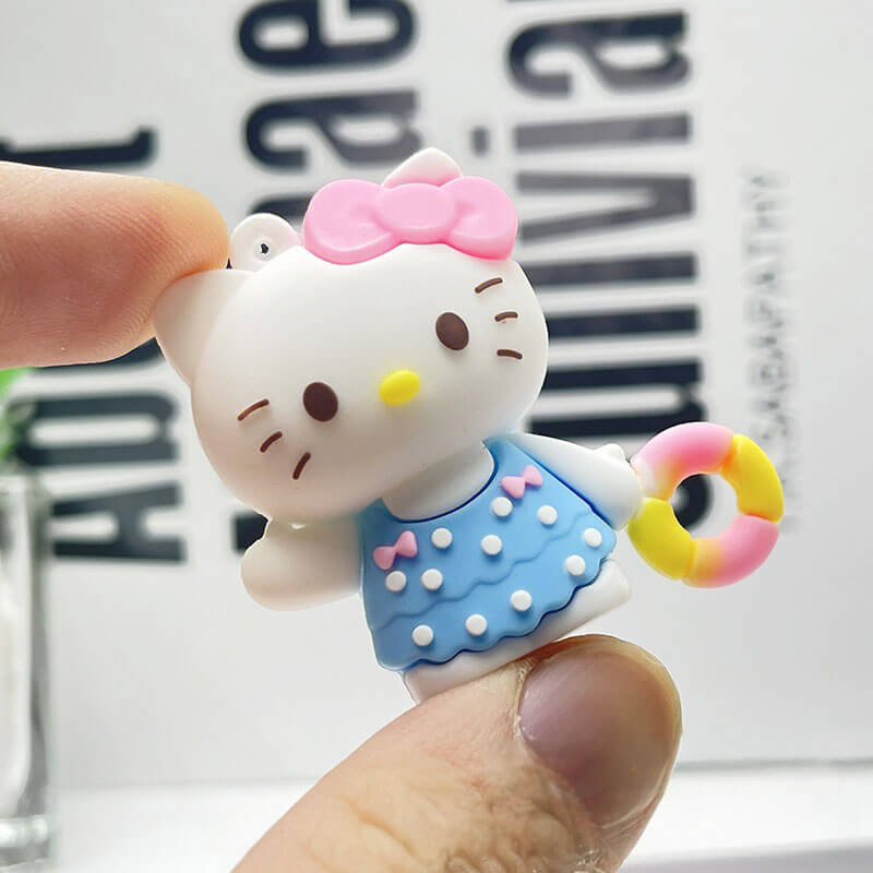 A160-Kitty Soft Rubber Pendants (9 Square Game)