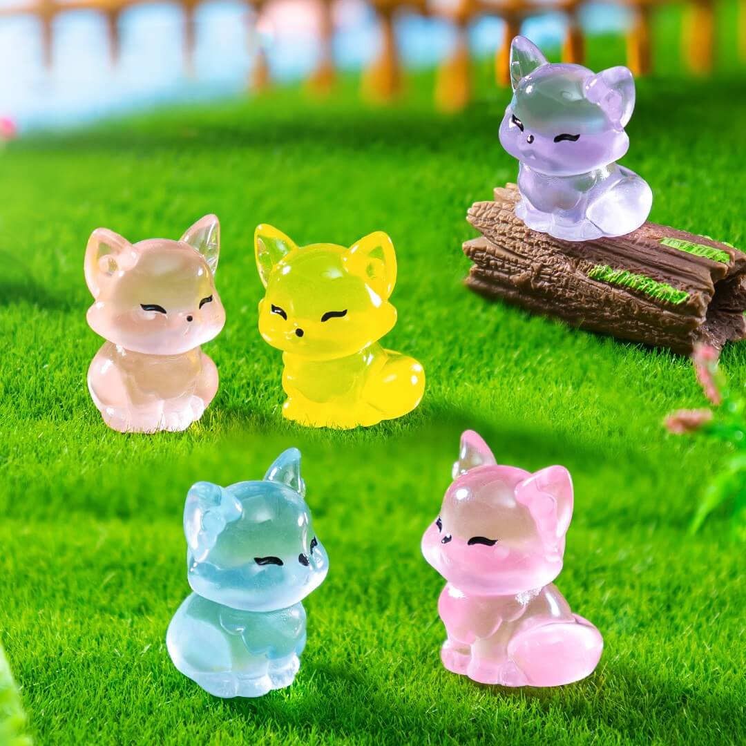 A232-Resin Luminous Fox (9 Square Game)