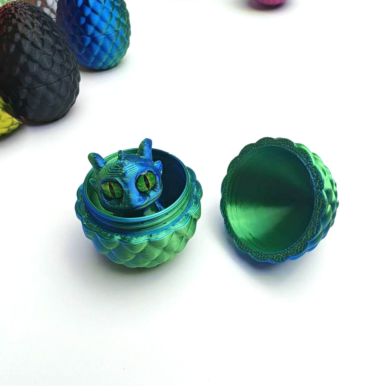A188-3D Printed Little Dragon Eggs (Matching Game)