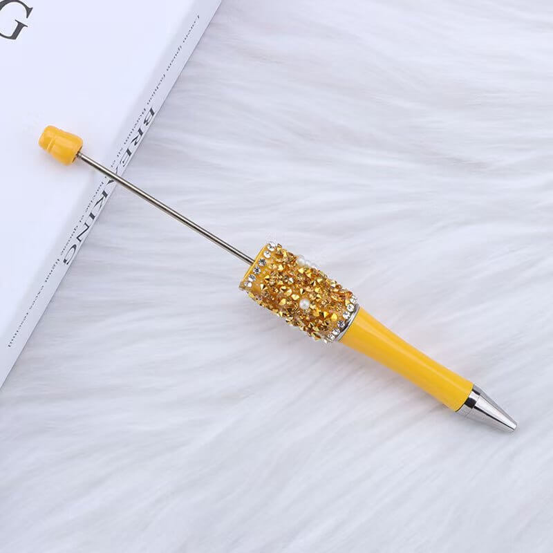 A30-Plastic Glitter Beadable DIY Pen Bags (Matching Game)