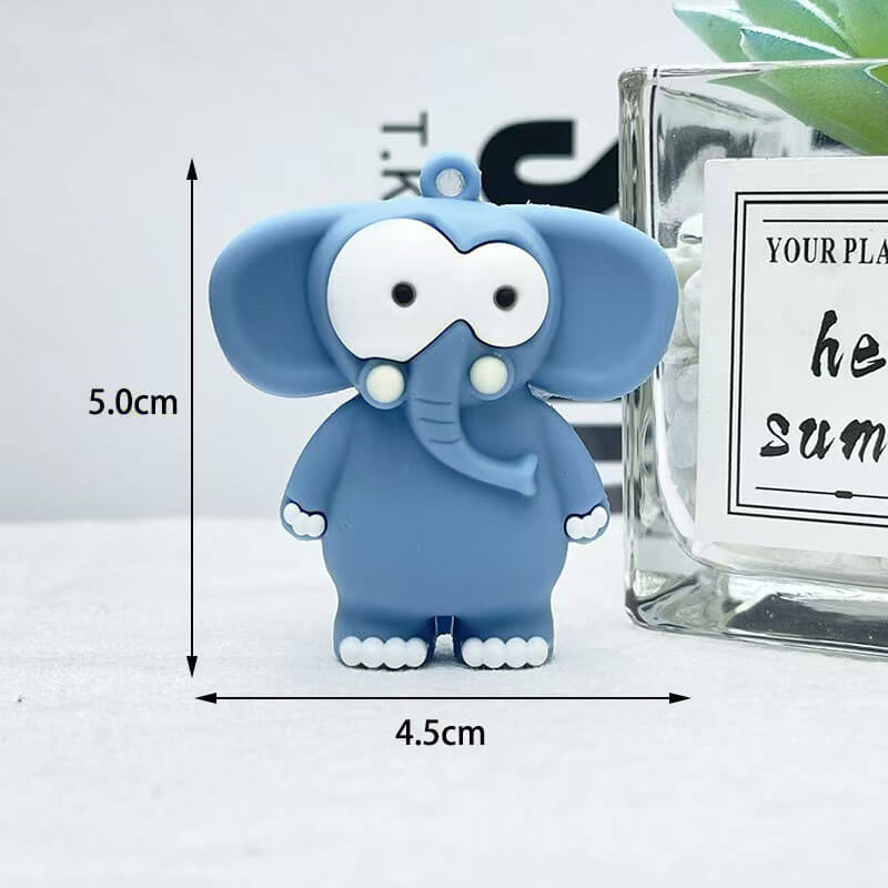 A55-Animal Soft Rubber Pendants (9 Square Game)