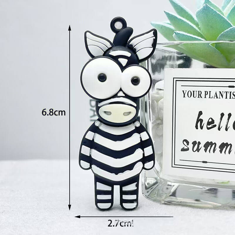 A55-Animal Soft Rubber Pendants (9 Square Game)