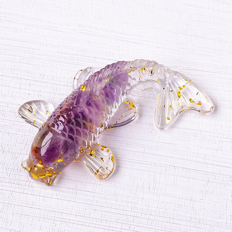 A91-Resin Crystal Koi Fish(Matching Game)