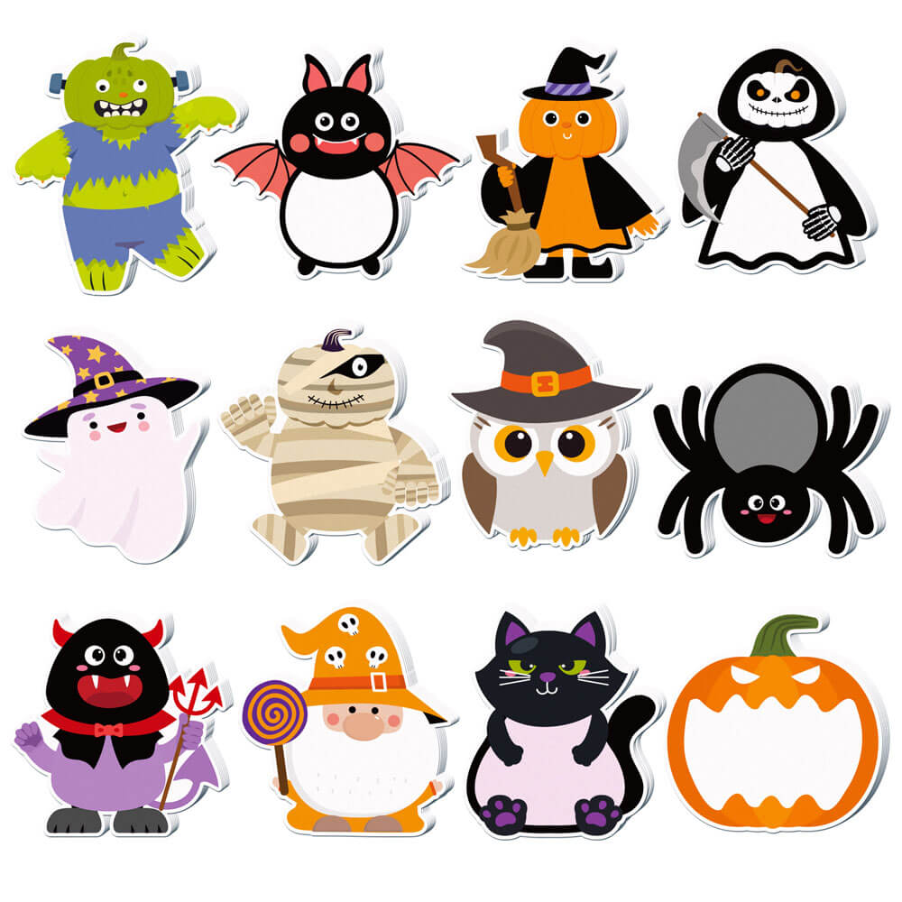 H03-Halloween Sticky Note Pad (Cube Game)