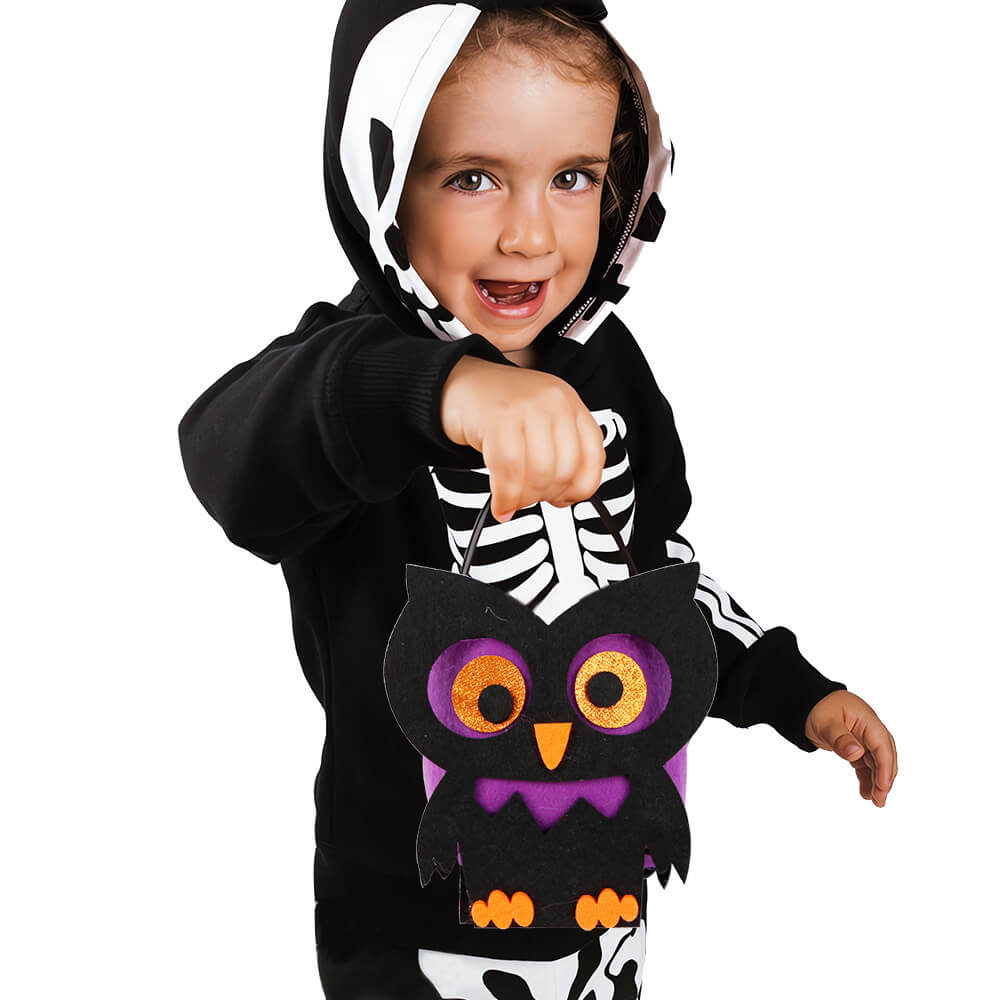 H10-Halloween Felt Candy Bag (Cube Game)