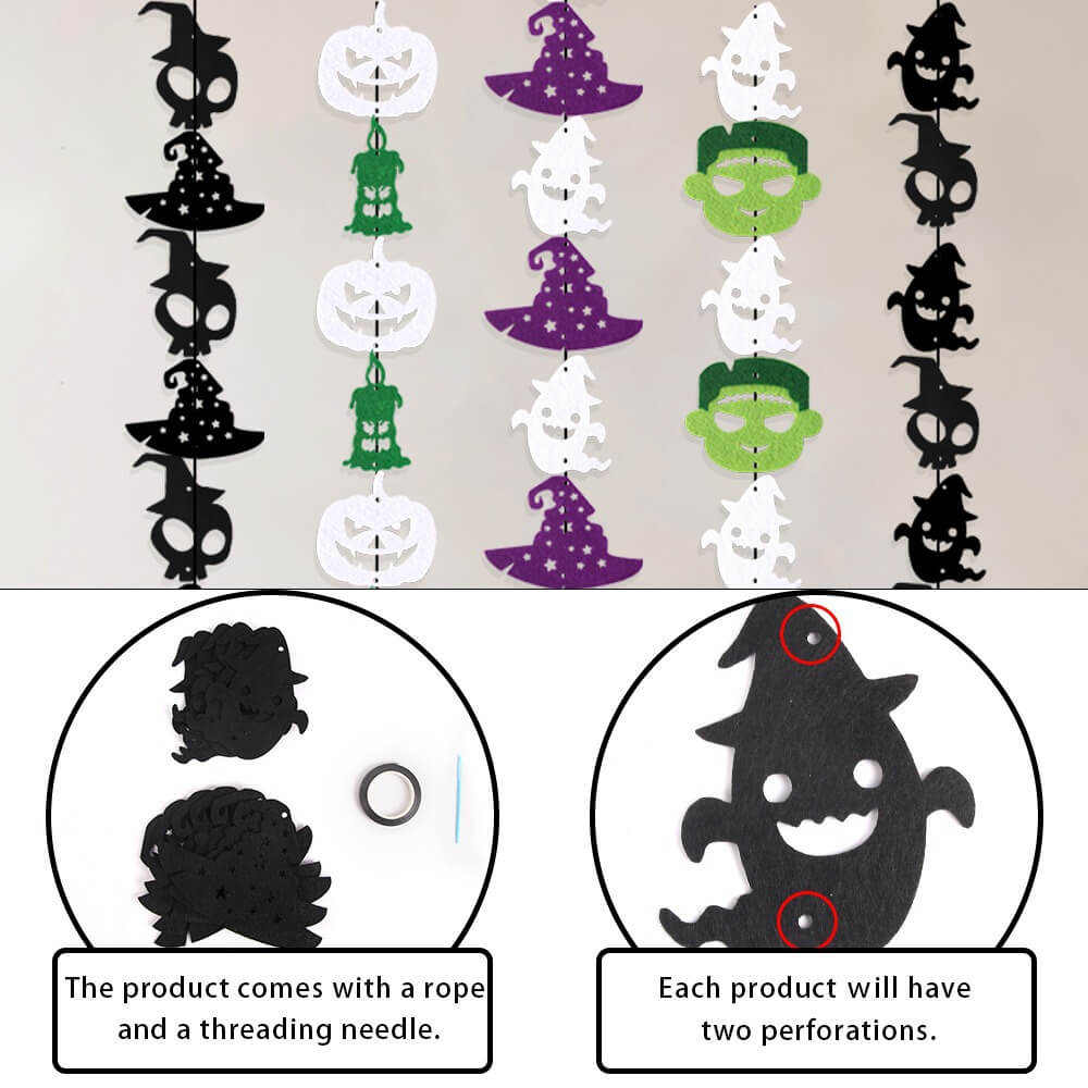 H11-Halloween String Hanging Decoration 10 Designs (Cube Game)
