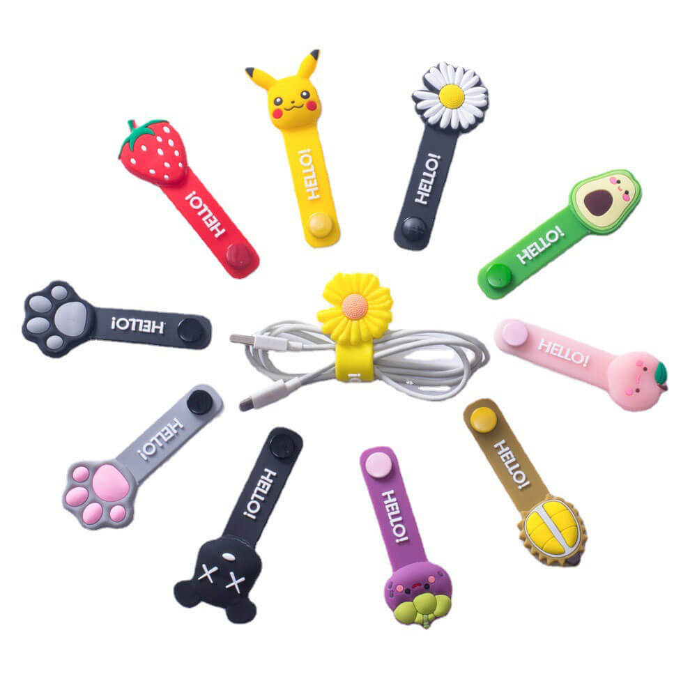 A47-Silicone Cable Organizer (9 Square Game)