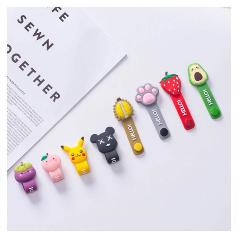 A47-Silicone Cable Organizer (9 Square Game)