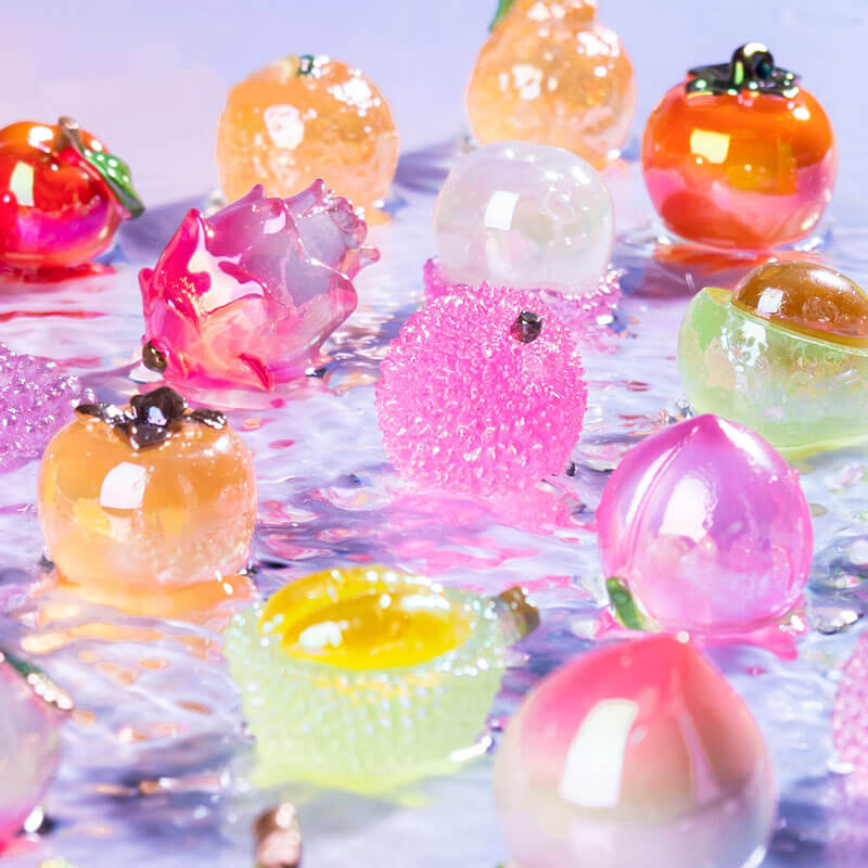 A102-Resin UV Coated Luminous Fruits 16 Designs (9 Square Game)