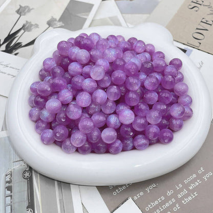 A155-(12mm)Acrylic Stardust-Infused Celestial Beads (9 Square Game)