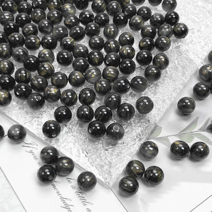 A156-(12mm)Acrylic Gold Flowing Sand Beads (9 Square Game)