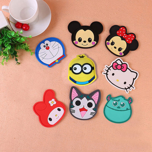 A165-Soft Rubber Coasters (9 Square Game)