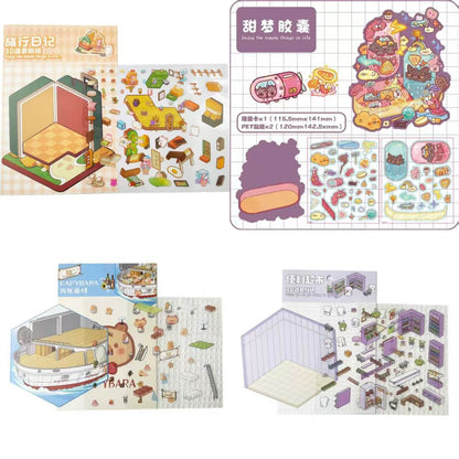 A196-Mini World 3D Stickers 4 (Matching Game)