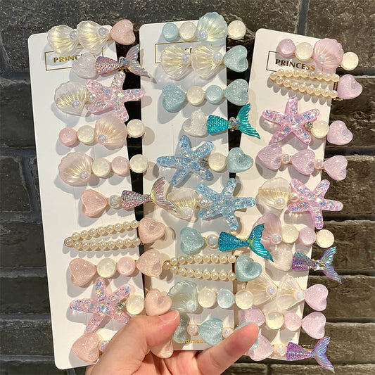 A234-Ocean Style Hair Clip (Matching Game)