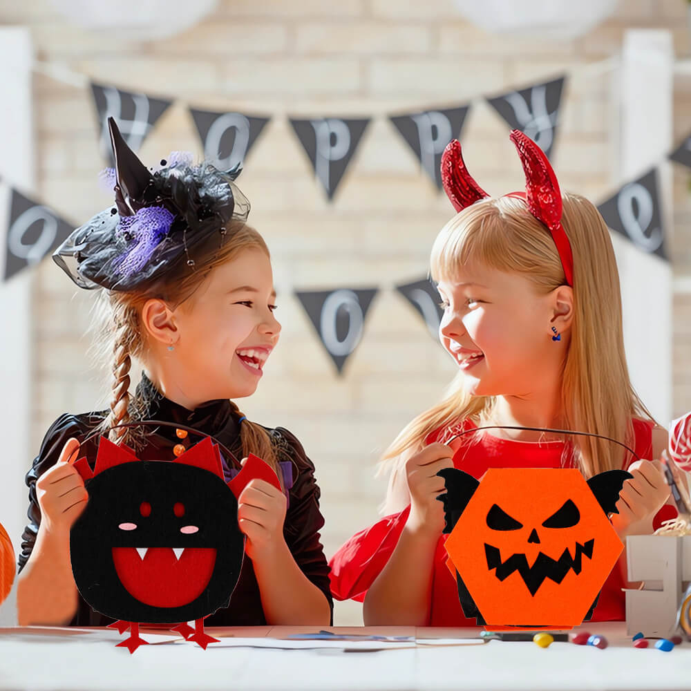 H10-Halloween Felt Candy Bag (Cube Game)