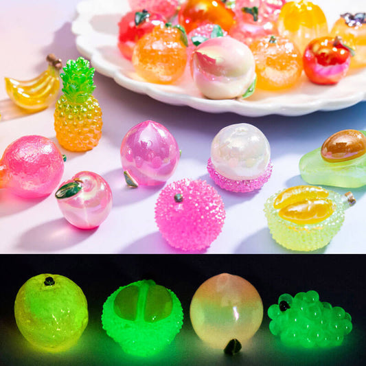 A102-Resin UV Coated Luminous Fruits 16 Designs (9 Square Game)
