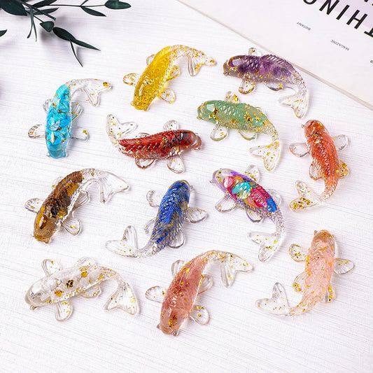 A91-Resin Crystal Koi Fish(Matching Game)