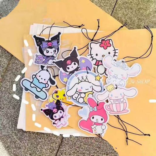 A105-Paper Air Freshener Over 40 Designs (9 Square Game)