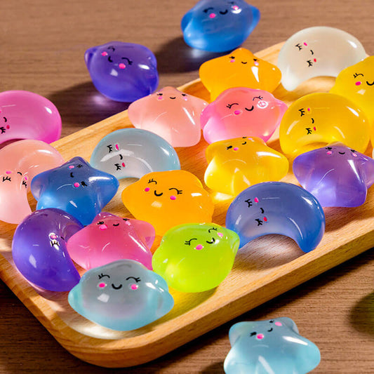 A11-Resin Luminous Star/Moon/Cloud Bags(9 Square Game)